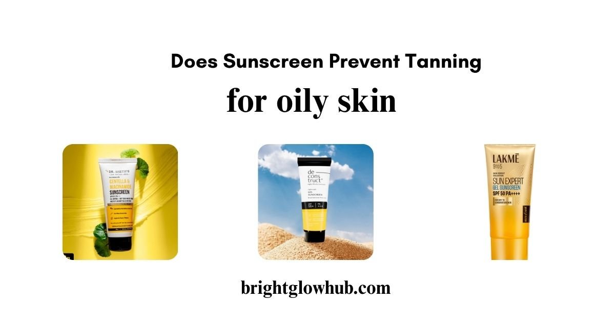 Does Sunscreen Prevent Tanning