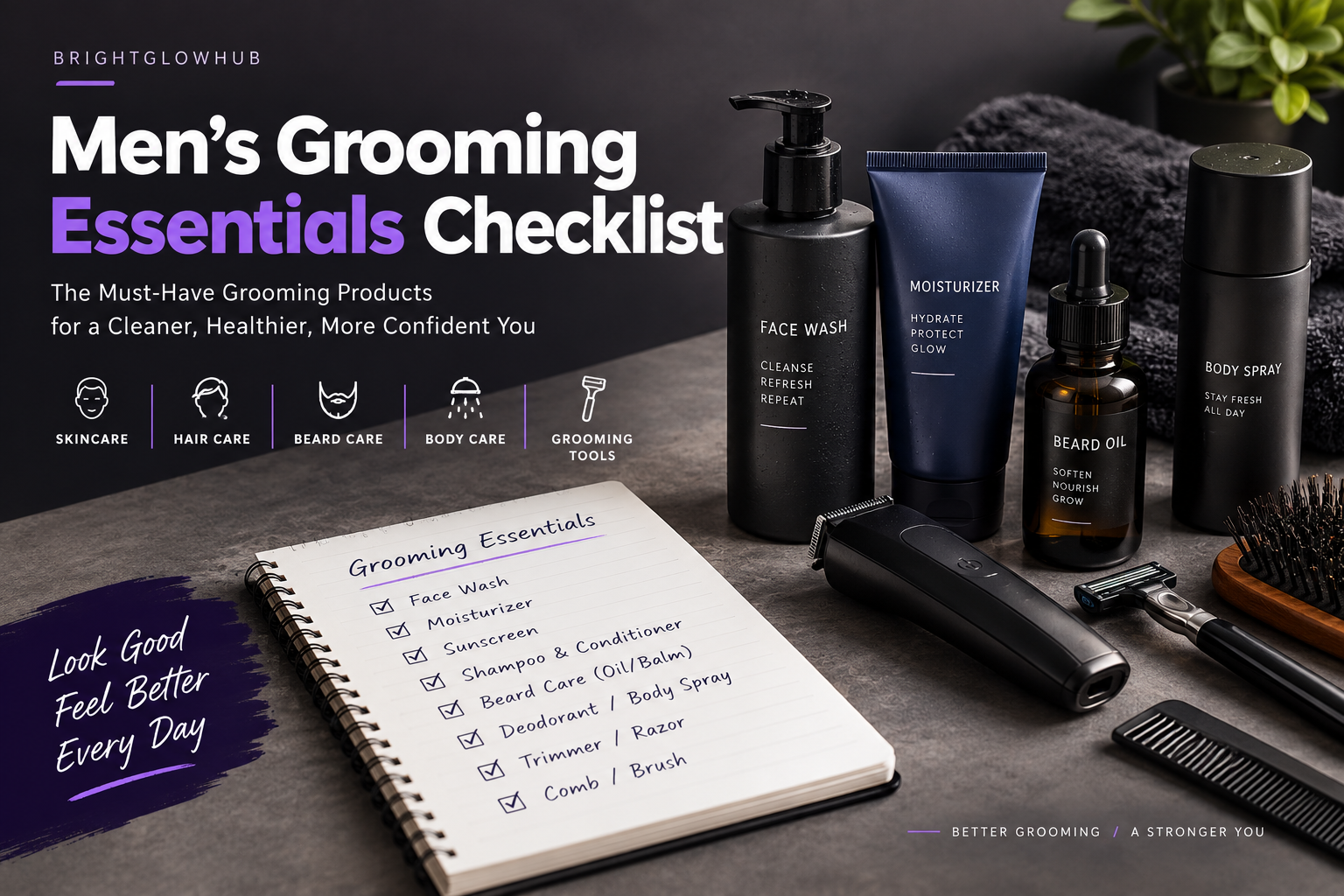 Men's Grooming Essentials Checklist